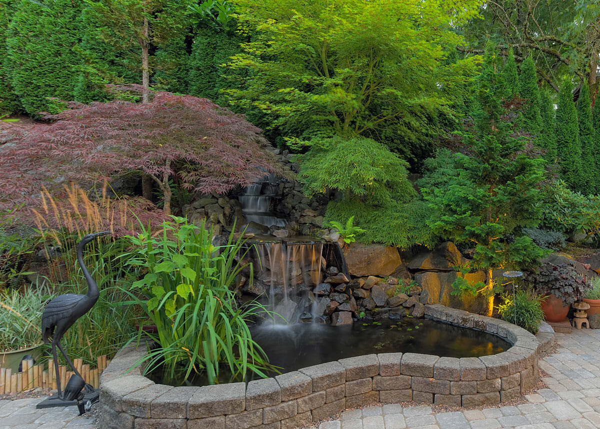 Greenery landscaped at an HOA building