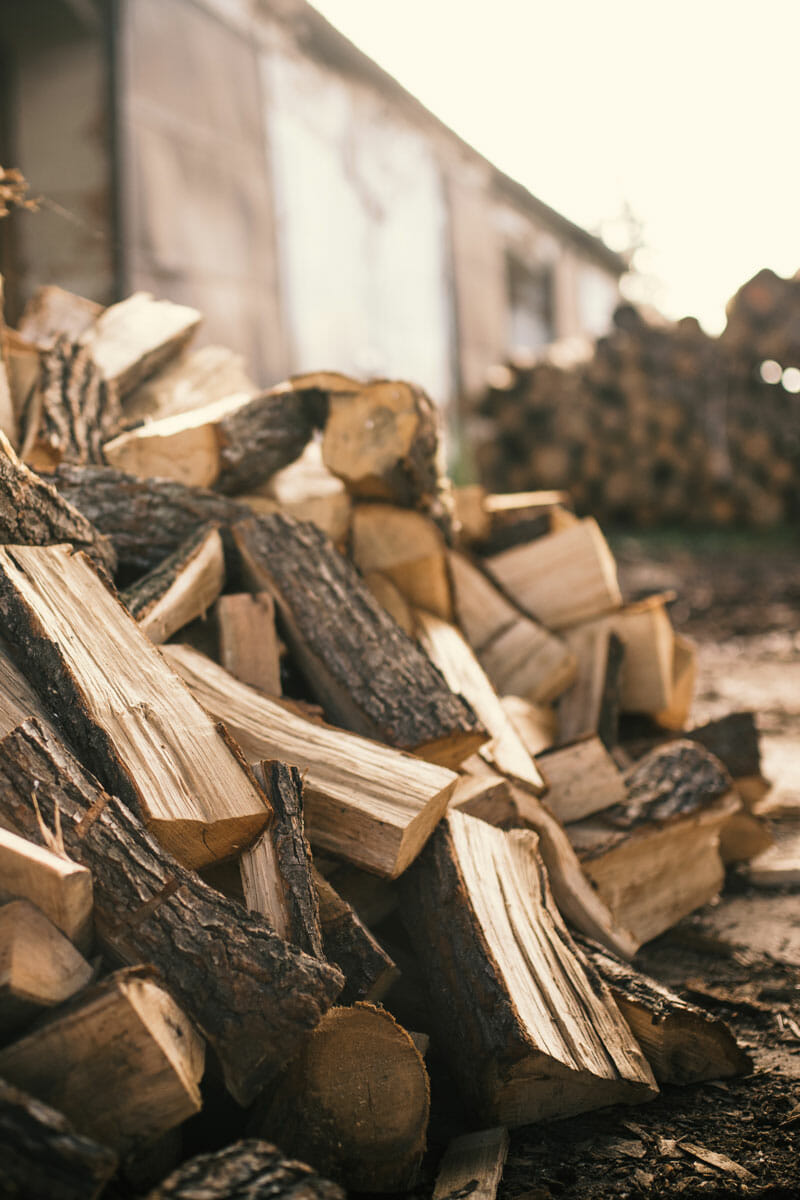 Firewood stacked - firewood for sale in greater seattle area